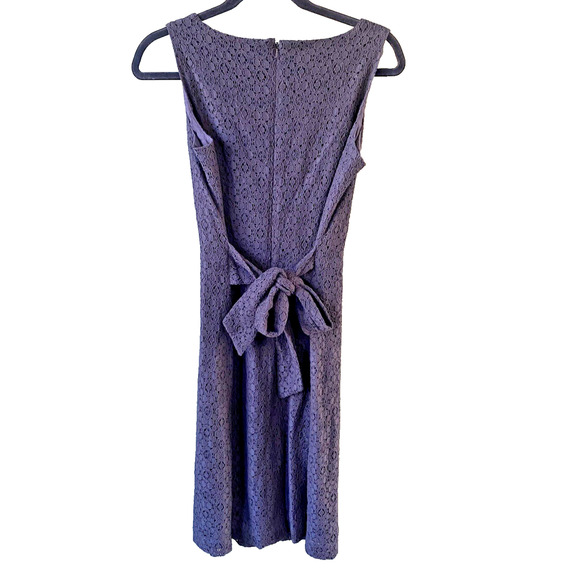 Brooks Brothers Dress Womens Size 4 Black Shift Eyelet Lace Office Career Church - Picture 11 of 13